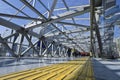 Pedestrian bridge in Beijing Xidan shopping area